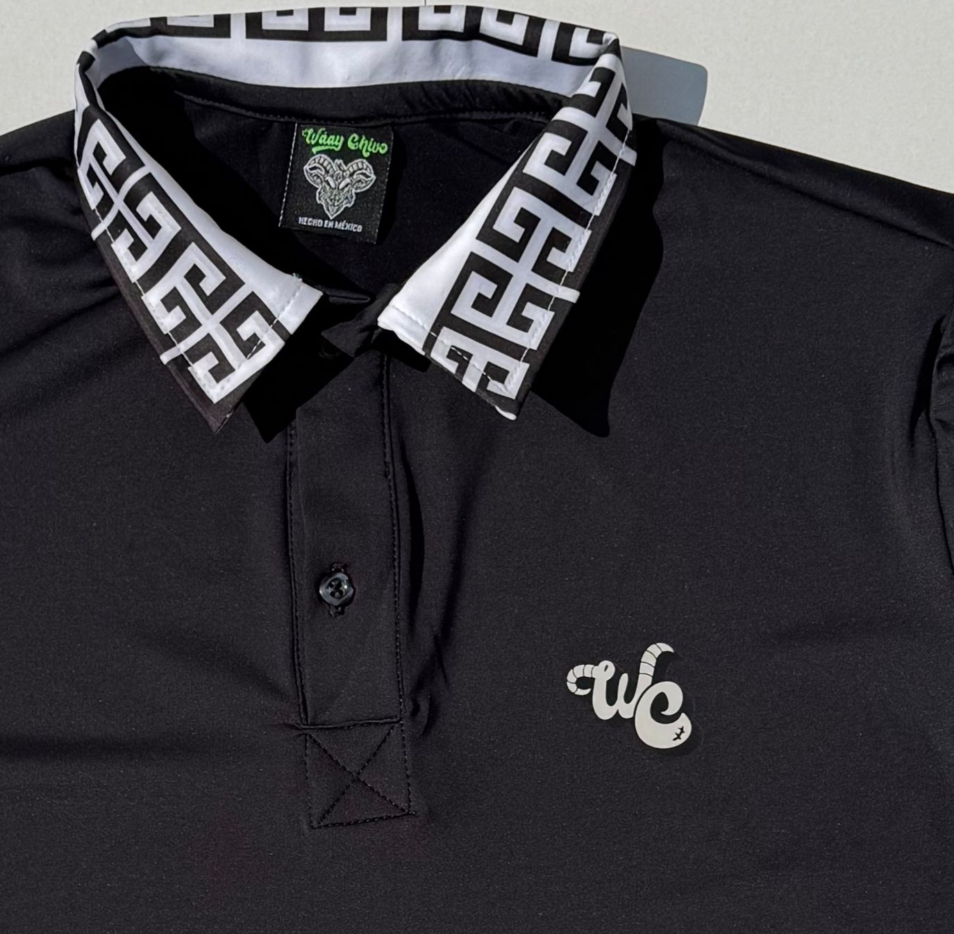 Polo Golf Black Greek