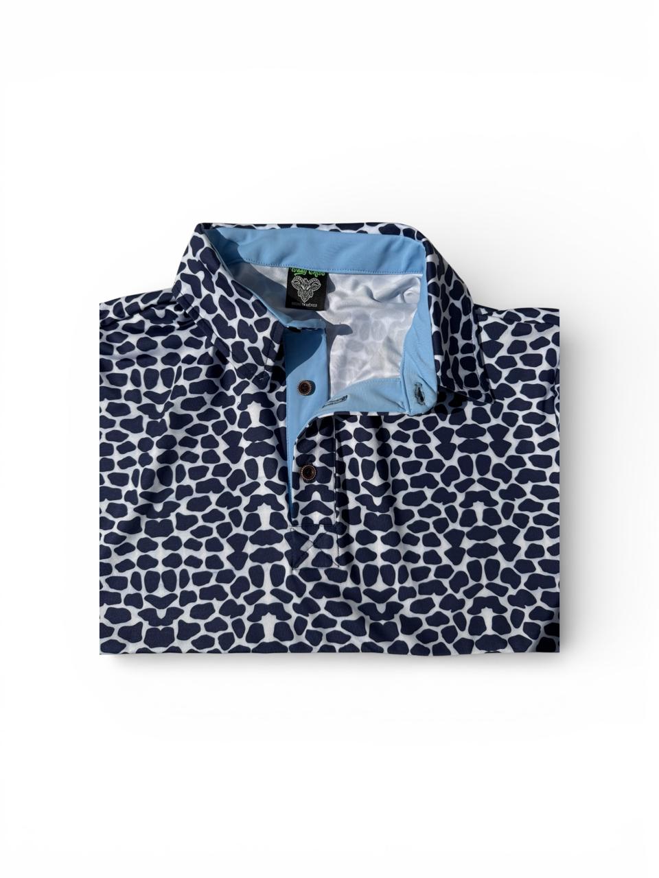 Polo Golf Blue Giraffe